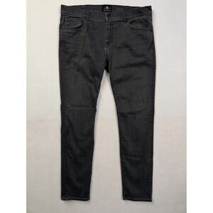 7 For All Mankind Mens Paxtyn Jeans 40 Luxe Performance Skinny Dark Gray